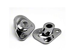 Tailgate Cable Guides; Stainless (55-57 150 Wagon, 210 Wagon, Bel Air Wagon, Nomad)