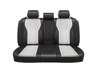 Touring Series Front and Rear Seat Covers; Gray/Black (Universal; Some Adaptation May Be Required)