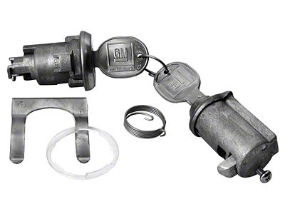 Trunk and Glove Box Lock Kit with Round Head Keys (55-57 150, 210, Bel Air, Nomad)