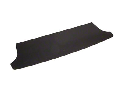 Trunk Panel Board; Black (55-57 150, 210, Bel Air Sedan, 4-Door Hardtop)