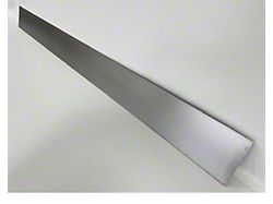 Universal Outer Door Skin Bottom with J Lip for Flat Doors; 60-Inch x 5-Inch (Universal; Some Adaptation May Be Required)