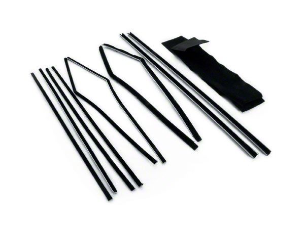 Ecklers Window Felt Kit (55-57 150, 210 2-Door Hardtop)