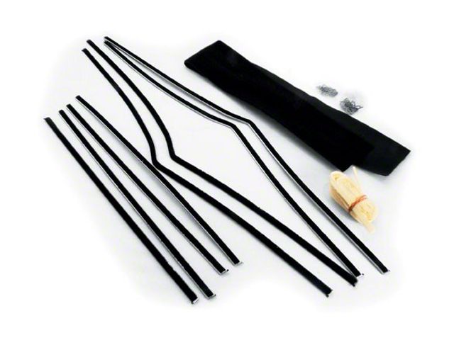 Ecklers Window Felt Kit (56-57 150, 210 4-Door Hardtop)