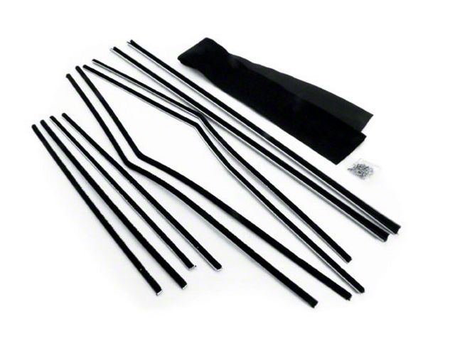 Ecklers Window Felt Kit (56-57 Bel Air 4-Door Hardtop)