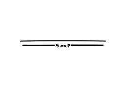 Trim Parts Rear Window Trim Set; 7-Pieces (64-65 GTO)