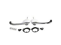 Front Outside Door Handles; Chrome (61-62 Impala)