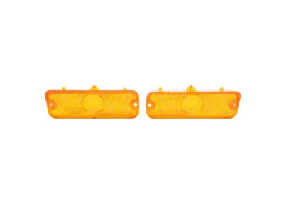 Trim Parts Parking Light Lens; Amber (1964 Biscayne, Impala)