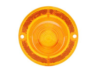 Trim Parts Tail/Turn Signal Light Lens without Trim; Amber (1962 Biscayne, Impala)