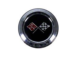 Aluminum Wheel Center Cap; Chrome (1978 Corvette C3)