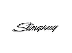 Trim Parts Front Fender Stingray Emblem (74-76 Corvette C3)
