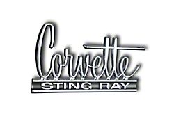 Hood and Decklid Emblem (66-67 Corvette C2)