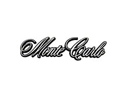 Rear Monte Carlo Panel Emblem with Tape (70-71 Monte Carlo)