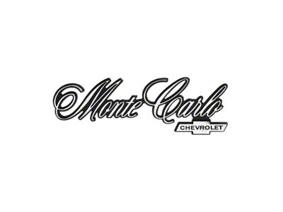 Trim Parts Rear Monte Carlo Panel Emblem with Tape (76-77 Monte Carlo)