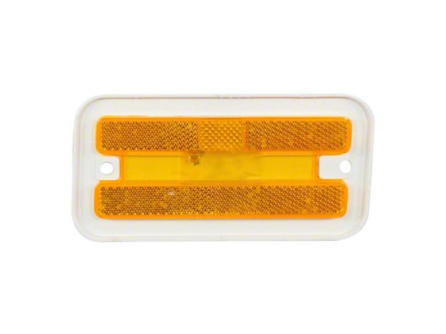 Trim Parts Front Marker Light; Amber Lens; Passenger Side (70-81 Firebird)