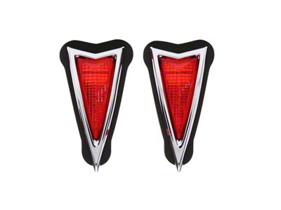 Trim Parts Rear Quarter Lamp Lens (1968 Firebird)