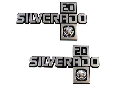 Trim Parts Front Fender Silverado 20 Fender Emblem (81-86 C20, K20)