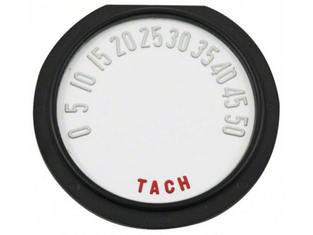 Trim Parts, Tachometer Lens 5000 RPM 5110 Corvette 1953-1954 (Convertible)