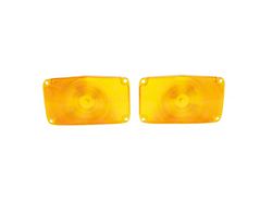 Trim Parts Parking Lights Lens; Amber (1956 150, 210, Bel Air, Nomad)