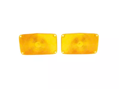 Trim Parts Parking Lights Lens; Amber (1956 150, 210, Bel Air, Nomad)