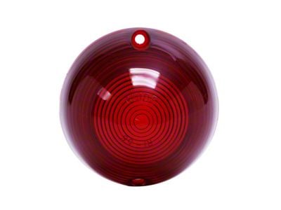 Trim Parts Tail Light Lens; Red (1956 150, 210, Bel Air, Nomad)