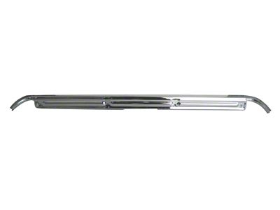 Door Sill Plate without Bowtie Logo; Chrome (67-72 Blazer, C10, C20, K10, K20)