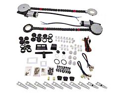 Electric Power Window Conversion Kit; 2-Door (Universal; Some Adaptation May Be Required)