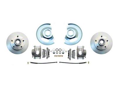 Front 5-Lug Disc Brake Conversion Kit with Vented Rotors (63-70 2WD Blazer C10, C20)