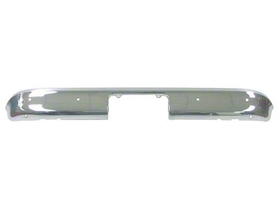 Rear Bumper without Impact Strip Holes; Chrome (67-87 C10, C15, C20, K10, K15 K20 Stepside)