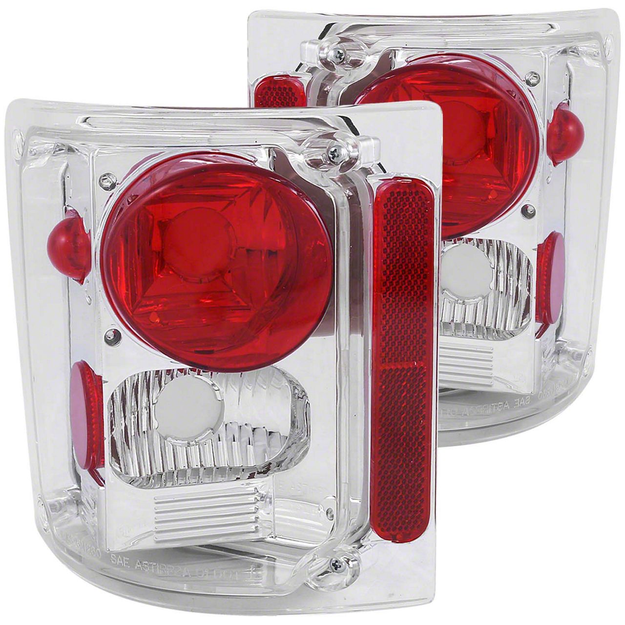 【正規品質保証】 Clear Housing; Chrome Lights; Tail Ecklers Lens C10 (73-87 ルアー・フライ