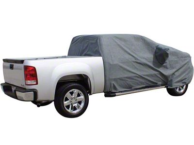 Universal Easyfit Truck Cab Cover; Gray (88-00 C1500/C2500/C3500/K1500/K2500/K3500 Extended Cab)
