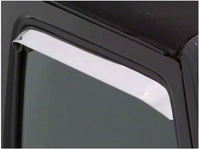 Ventshade Window Deflectors; Stainless Steel (64-66 C10, C20, K10, K20)