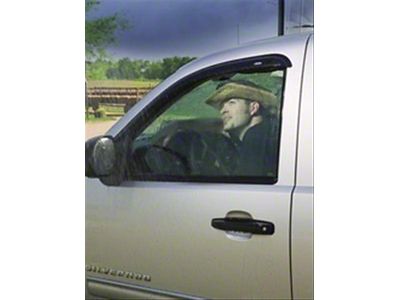 Ventvisor Window Deflectors; Front; Dark Smoke (88-99 C1500/C2500/C3500/K1500/K2500/K3500 Regular Cab)