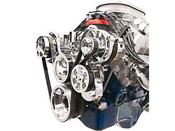 Tru Trac Serpentine Pulley System, W/ A/C, No Power Steering (60-69 Comet; 60-70 Falcon)