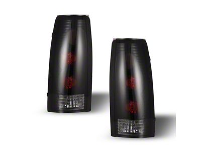 Altezza Tail Lights; Black Housing; Smoked Lens (88-98 C1500, C2500, C3500, K1500, K2500, K3500)