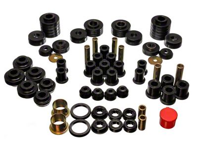 Hyper-Flex System Complete Bushing Kit; Black (80-96 4WD F-150)