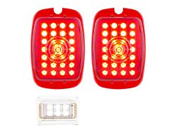 LED Tail Lights; Red Lens (40-53 Chevrolet/GMC Truck)