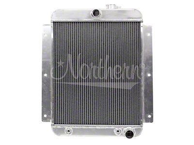 Muscle Car Aluminum Radiator; 25-3/4 x 22-5/8 x 3-1/8 (47-54 V8 Chevrolet Truck)
