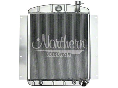 Muscle Car Aluminum Radiator; 28-1/2 x 21-5/8 x 3-1/8 (55-59 Chervolet/GMC Truck)