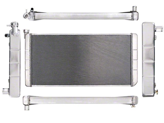 Muscle Car Radiator Ecklers Muscle Car Aluminum Radiator; 38-1/2 x 18-5/16 x 3-1/8 (88-00 ...