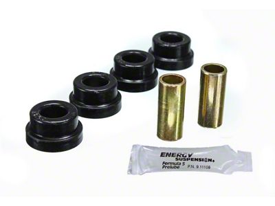 Rear Track Arm Bushings; Black (82-97 F-350)