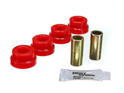 Rear Track Arm Bushings; Red (82-97 F-350)