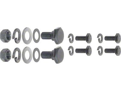 Trunk Lid Support Arm Hardware/ Black Oxide