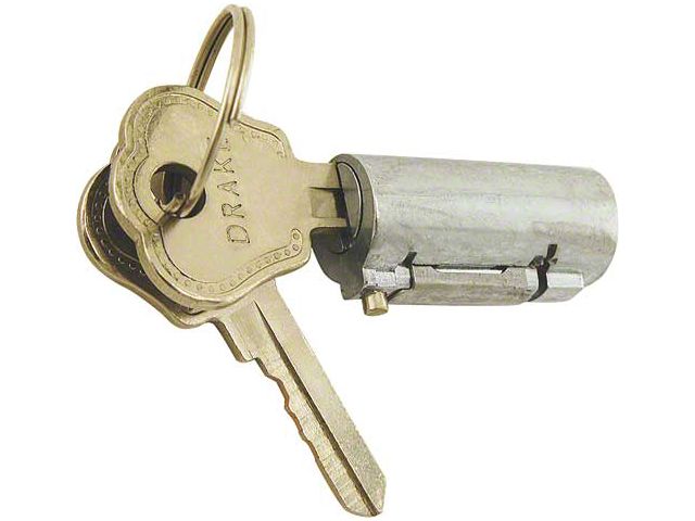 Trunk Handle Lock Cylinder & Keys / 1940