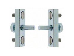 Trunk Lid Hinge Set With Hardware, Model A - Street Rod Style, 1928-1931 (Roadster and 5-Window)