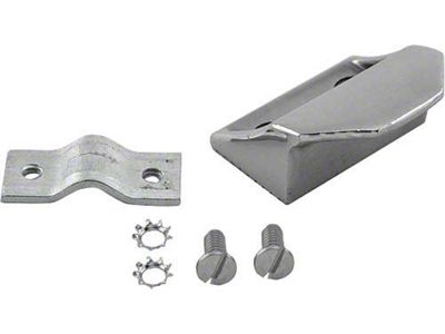 Trunk Lid Striker Kit/ Polished Ss/ 41-48 Tdr & Frdr