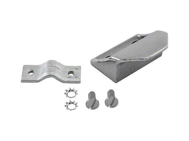 Trunk Lid Striker Kit/ Polished Ss/ 41-48 Tdr & Frdr