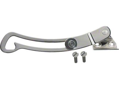 Trunk Lid Support Arm - Polished Stainless Steel - Ford Coupe - Can Be Used On Ford Roadster & Ford Cabriolet