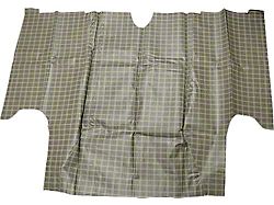 Trunk Mat - Fleece Backing - 06 Tan Plaid (1965 Fairlane)