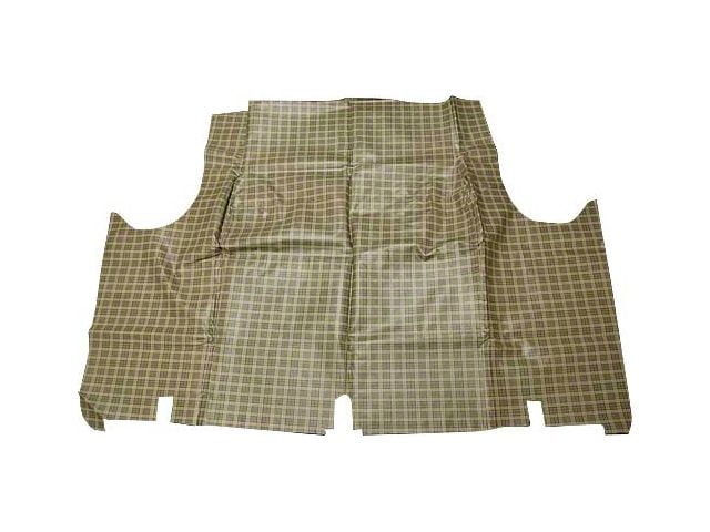 Trunk Mat - Fleece Backing - 06 Tan Plaid