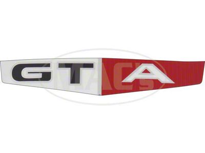 Trunk Ornament Emblem - GTA - Peel & Stick Type - Fairlane GTA